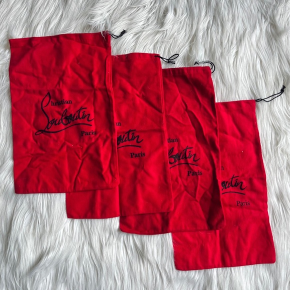 Christian Louboutin Red Slim Dust Shoe Bags